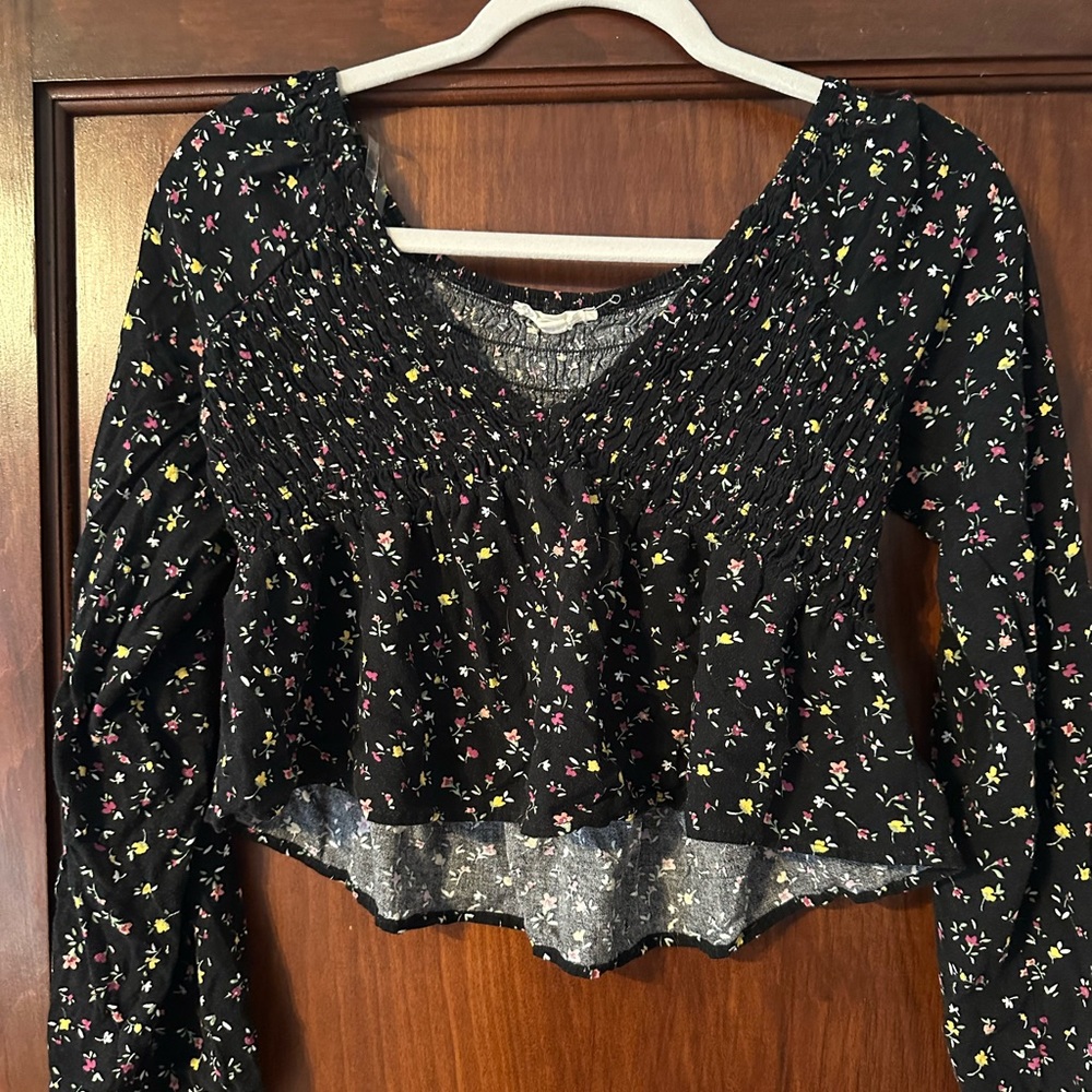 PacSun (L.A. Hearts) long sleeve floral shirt